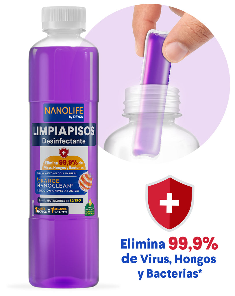 Limpia Piso Desinfectante Kit Inicial Lavanda (1X + BOT)