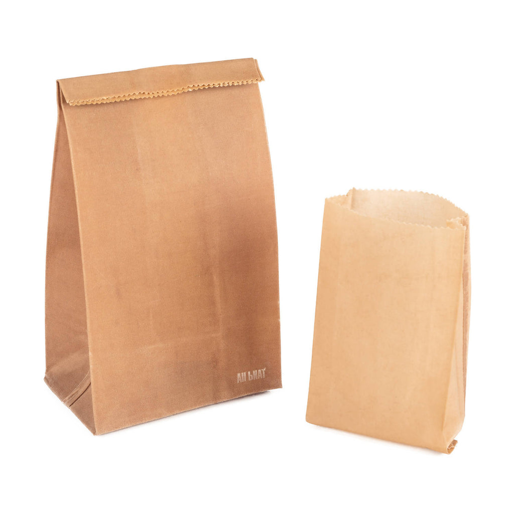 pack esencial lonchera lona encerada + mini saco reutilizable
